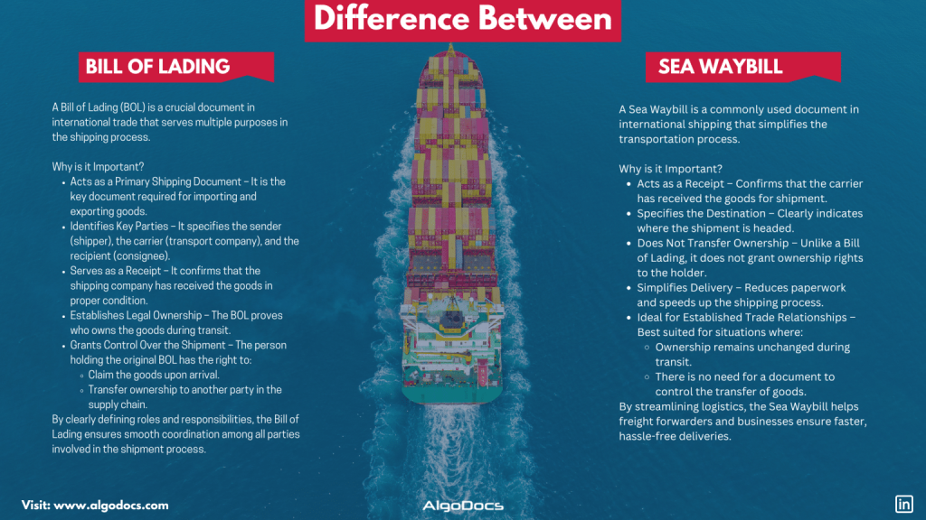 sea waybill ocr