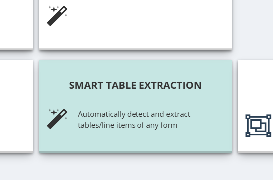 Smart Table Extraction