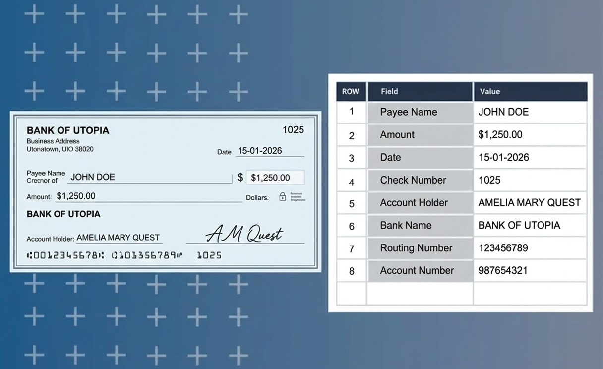 Captured Fields and Line Items with Pre-Trained AI