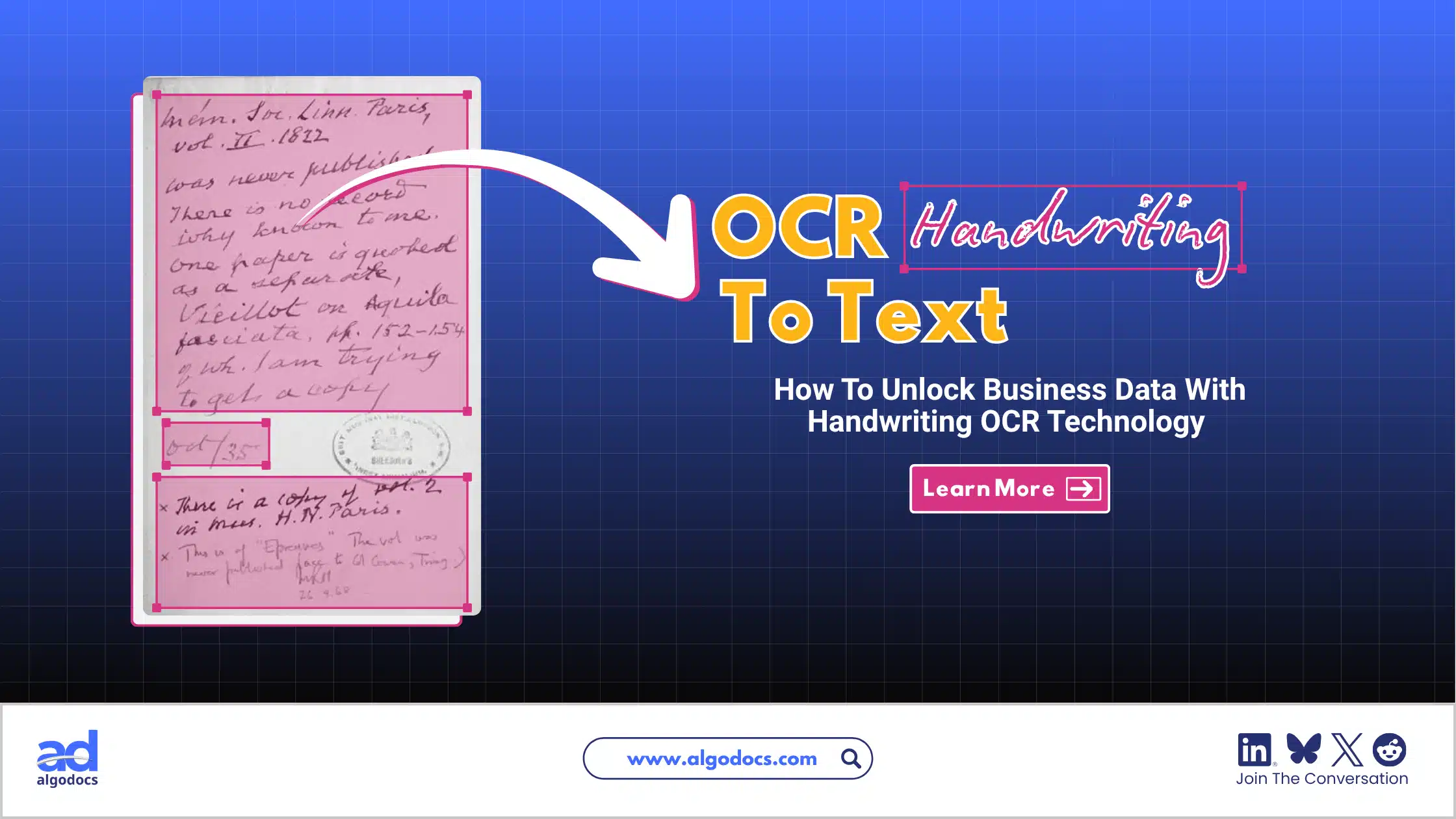 OCR Handwriting To Text